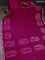 Chiniya silk saree pink with allover bandhani prints