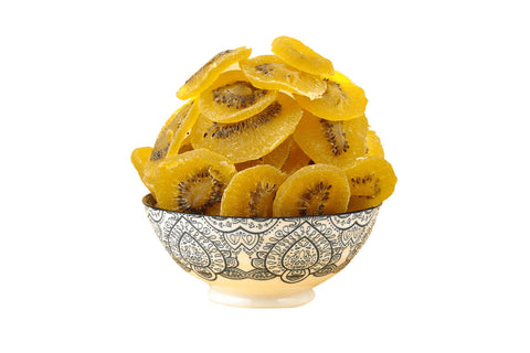 Natural Dried Yellow Kiwi Slices | Naturally Dehydrated and Juicy Dry Fruits | Premium