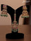 Antique combo set lakshmi pendant with jadau stones and pearl & green beads hanging
