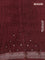 Chanderi silk cotton saree pastel maroon with allover prints & mirror work and woven border