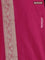 Banarasi semi katan silk saree pink with zari woven buttas and zari woven border