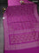 Banarasi semi katan silk saree purple with allover jamdhani weaves and rich zari woven border