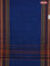 Chettinad cotton saree blue and dual shade of bluish maroon with plain body and long rettapet thread woven border