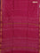 Chanderi bagru saree pink with allover prints and maheswari border