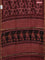 Chanderi bagru saree pastel maroon with allover prints and small zari woven border