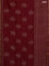 Chanderi bagru saree maroon with butta prints and small zari woven border