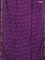 Chanderi bagru saree purple with allover prints and mageshwari border