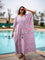Summer Wine Block Printed Cotton Kaftan