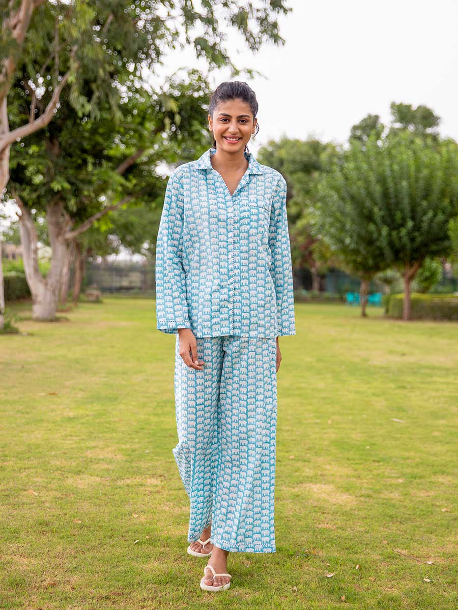 Mera Pyara Haathi Soft Cotton Pyjama Set