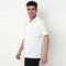 Cotton Structured Camp Collar Shirt