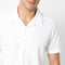 Solid Camp Collar Modern Smart Half Sleeve Shirt