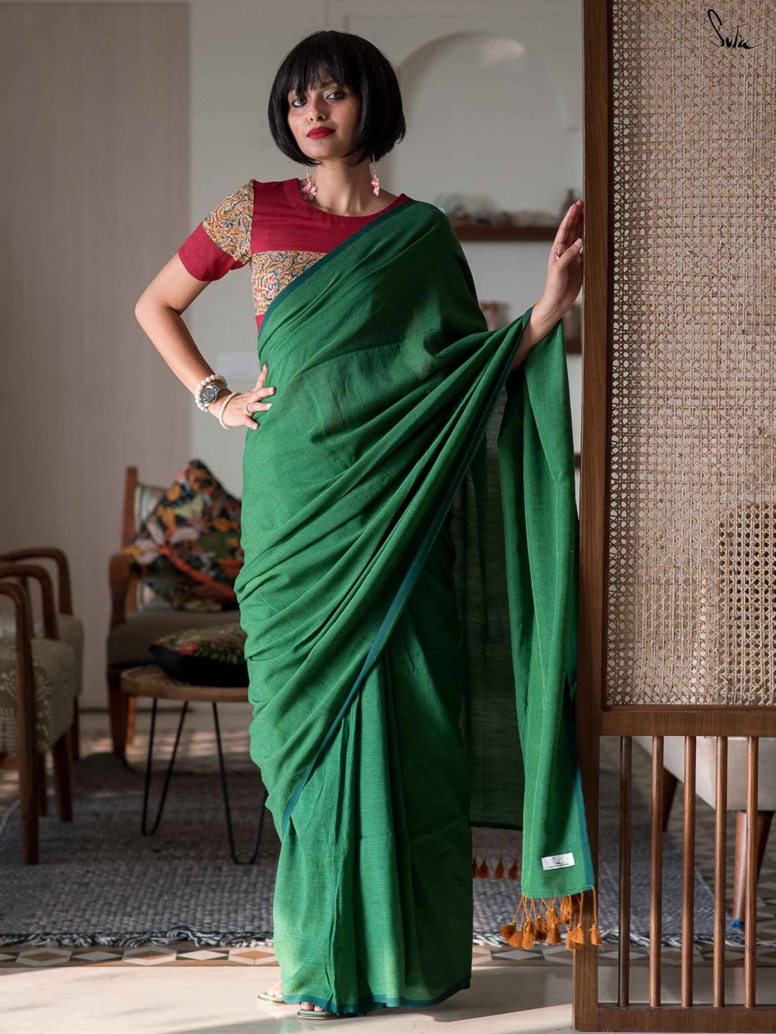 Green Queen Saree