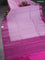 Chiniya silk saree light pink and pink with allover thread & zari woven buttas and banarasi style border
