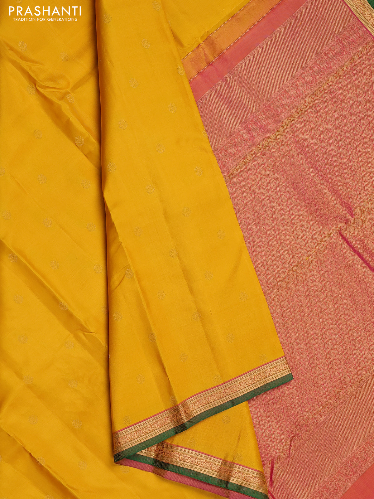 Banarasi organza silk saree dark pink and pastel grey with floral zari buttas and zari woven border