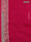 Banarasi silk saree pink with allover zari woven butta weaves and gotapatti work border