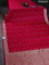 Banarasi semi mushru silk saree pink with thread & zari woven buttas and zari woven border
