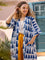 Tulum Dabu Hand Block Printed Cotton Kimono Jacket
