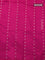 Banarasi katan silk saree dark pink with zari woven buttas in borderless style