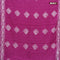 Batik cotton saree mild purple with allover sequin work & batik butta prints and printed lace work border