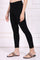 Black Solid Acrylic Winter Legging