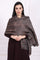 Brown Paisley Wool Shawl