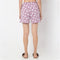 Above Knee Animal Print Lounge Shorts