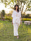 White Oasis Co-ord Set of 2