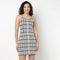 Checkered Sleeveless Dress