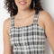 Checkered Sleeveless Dress