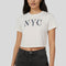Cotton Graphic Crop T-Shirt