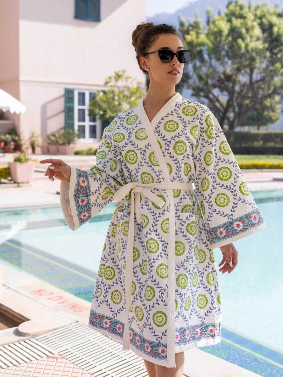 Cotton hotsell night robe