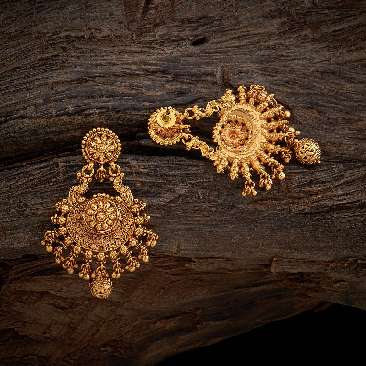 Gold Plated Kundan Earrings – ShopBollyWear.Com