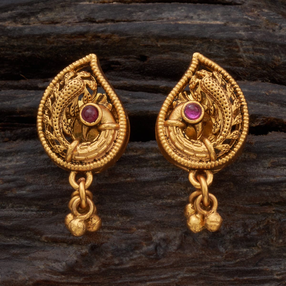 Buy Gold Tops, 22k Yellow Gold Earrings Stud , Handmade Yellow Gold Earrings  for Women, Indian Gold Earrings, K1861 Online in India - Etsy