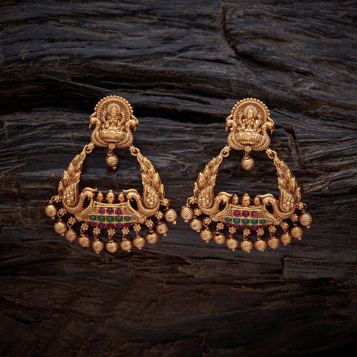 Buy Kushal's Fashion Jewellery Traditional Jhumkas with Hook in Gold Tone |  Festive Earrings with Pearl Detail at Amazon.in
