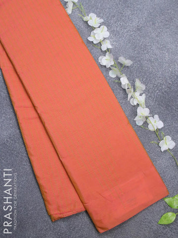 Arani semi silk saree dual shade of pink with allover thread weaves in borderless style