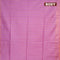 Bamboo silk saree mild purple with allover copper zari woven butta weaves and zari woven border