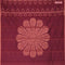 Banarasi cotton saree maroon with allover copper zari weaves and copper zari woven piping border