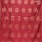 Banarasi cotton saree maroon with copper zari woven buttas and piping border