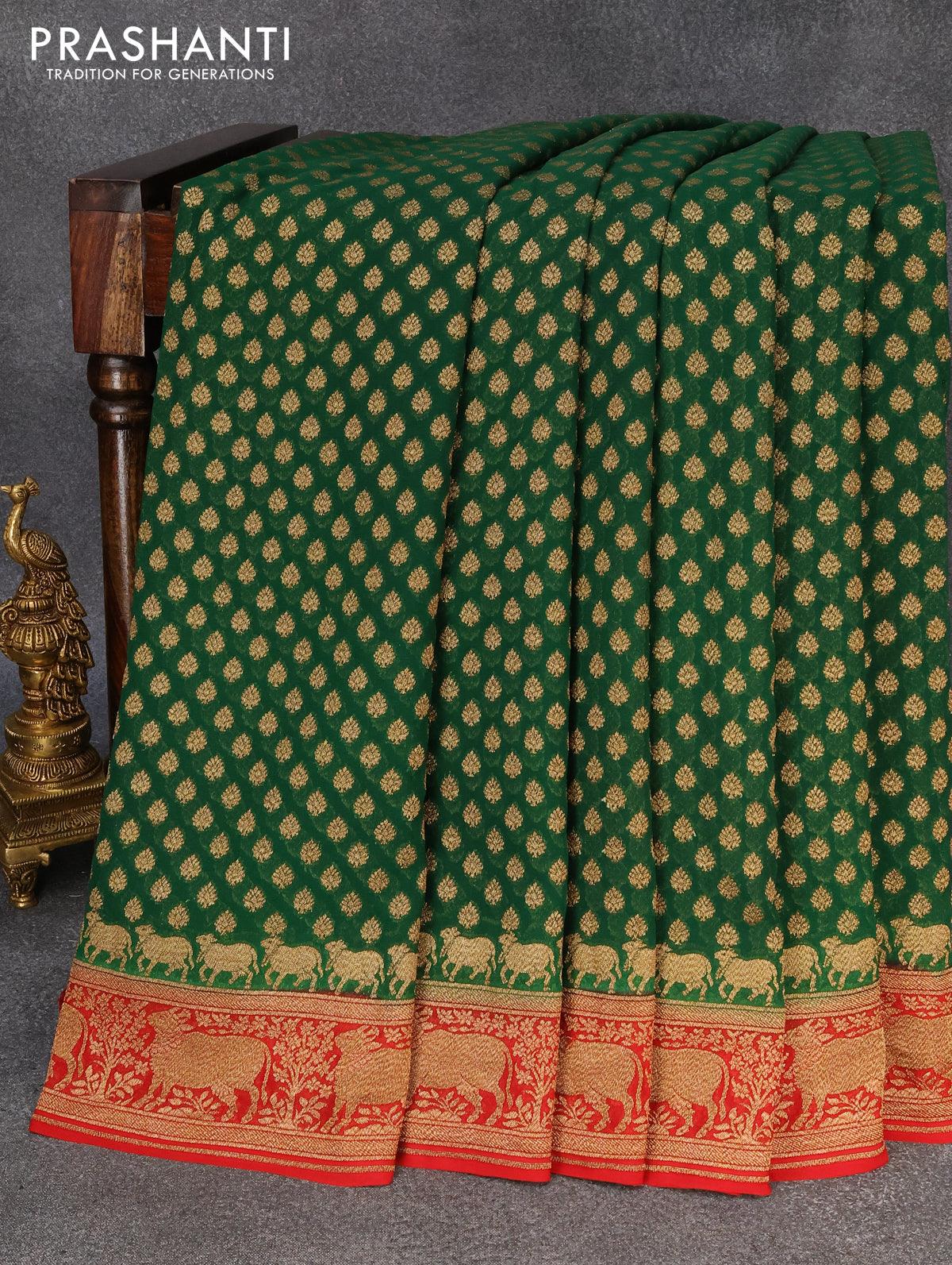 Banarasi Silk Saree | Georgette Silk Saree | ah204742