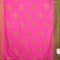 Banarasi semi dupion saree pink and green with allover thread & zari woven buttas and zari woven border