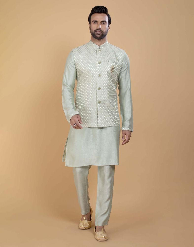 Cotton Floral Print Jacket Style Kurta – Yash Gallery