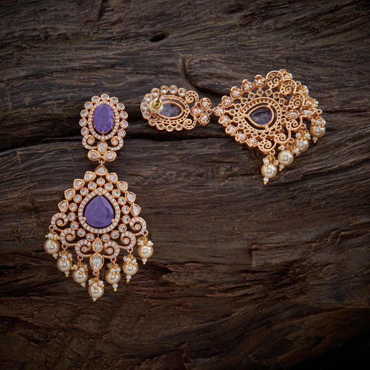 Buy quality Gorgeous gold jhumka earrings for women in Pune