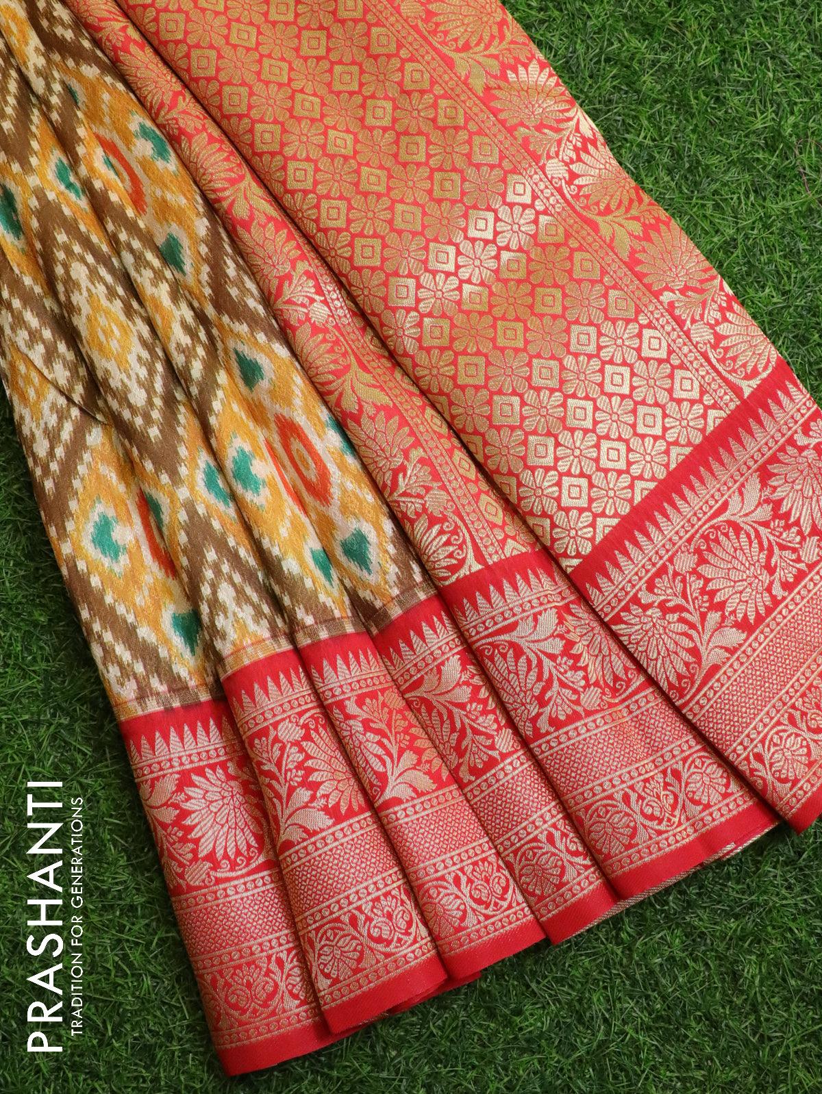 Fancy Wear New Malai Silk Saree | gintaa.com