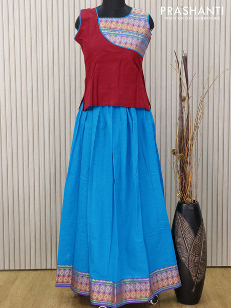 Mangalagiri Cotton Balloon Dress for Women | Rimagined