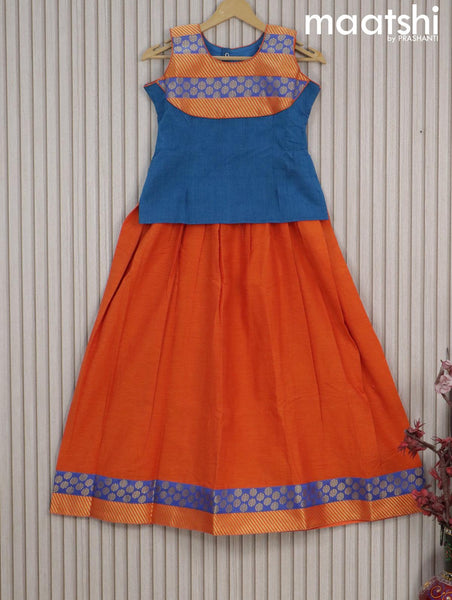 Designer Orange Lehenga Choli With Dupatta,designer Girls Lehenga Choli  Readymade Ethnic Wear Kids Lehenga, Festive Wear - Etsy