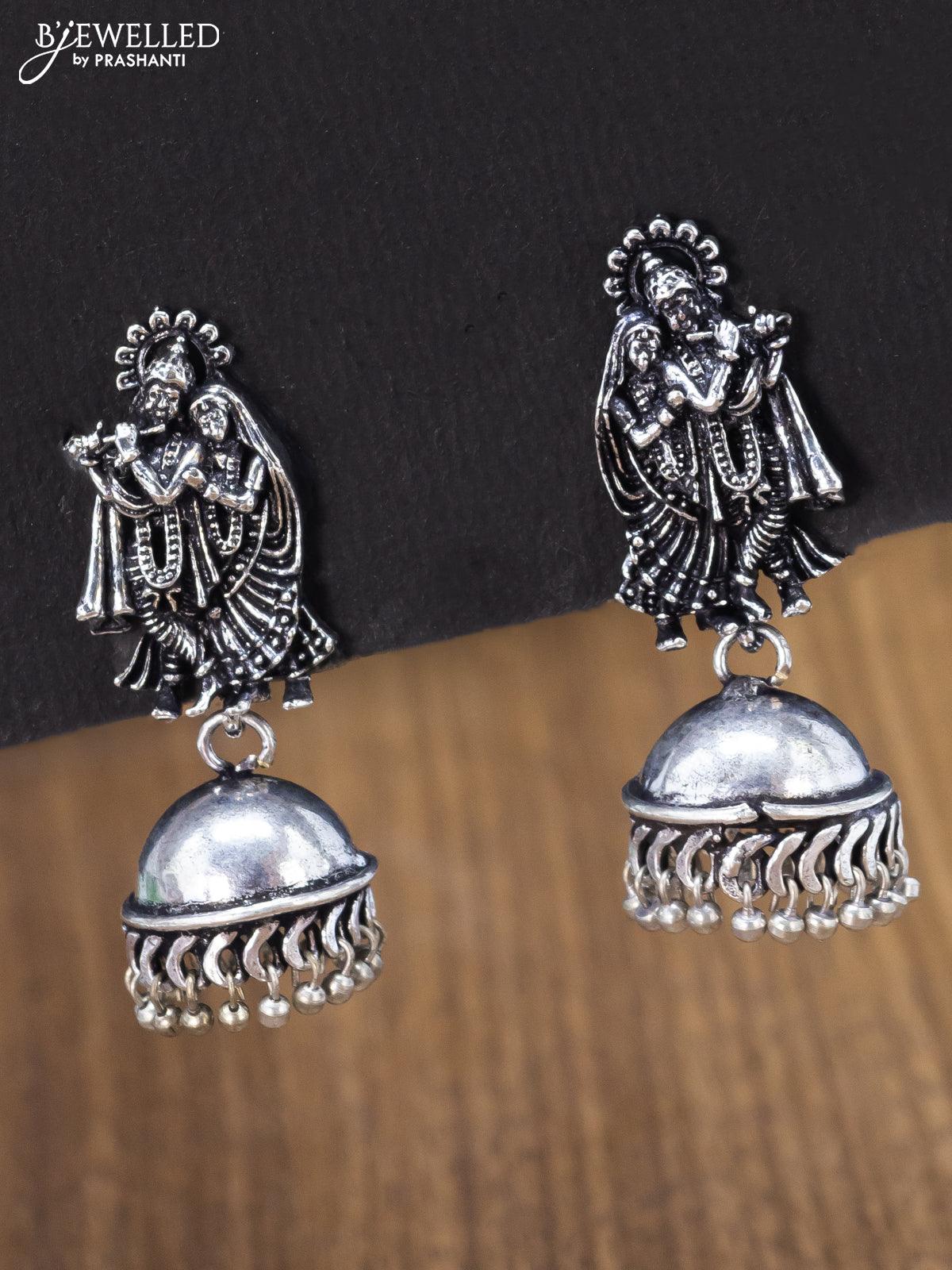 VIRAASI Radha Krishna Enameled Dangle Earrings 20 g Online in India, Buy at  Best Price from Firstcry.com - 14920217