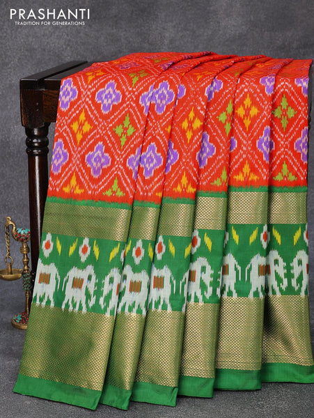 Wedding Wear Printed Pochampally Silk Saree, With Blouse Piece, 6 meter at  Rs 9500 in Pochampalle