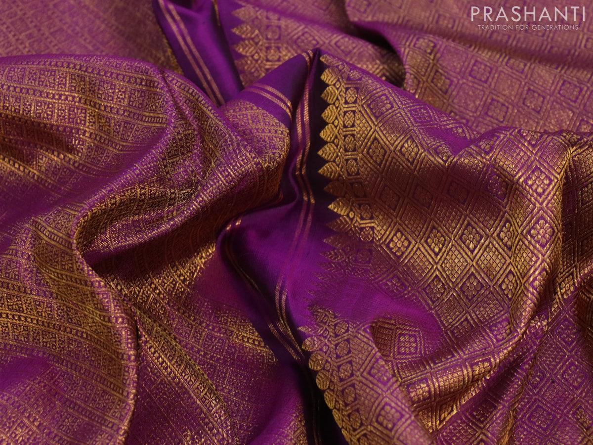 FASHION ZONE Purple color Banarasi Soft Silk Saree With Unstitched Blouse  Price in India - Buy FASHION ZONE Purple color Banarasi Soft Silk Saree  With Unstitched Blouse online at undefined
