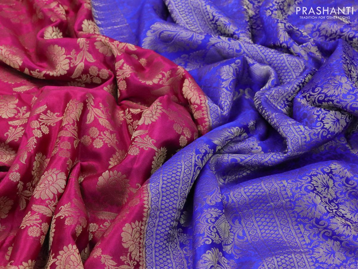 Buy infloura Embroidered Bollywood Organza Pink Sarees Online @ Best Price  In India | Flipkart.com