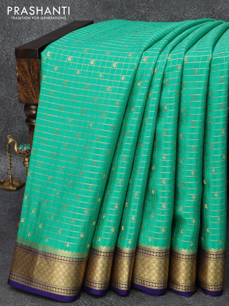 Stunning Wine Mysore Silk Saree With Zari Check Silk Mark Certified Kaanchy  Sarees - Etsy